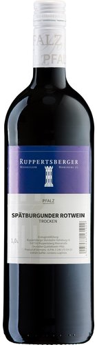 Spätburgunder Rotwein QW trocken Pfalz, 1 Liter